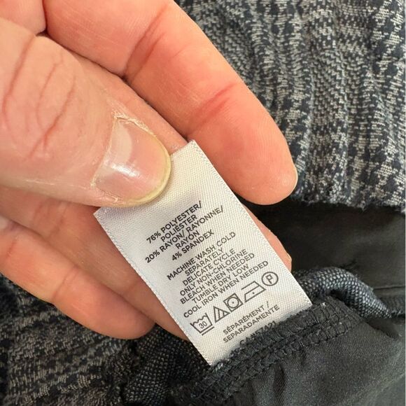 Ann Taylor Petite Stretchy Ankle Crop Straight Relaxed Fit Treasure Pants L/XL - Picture 5 of 12